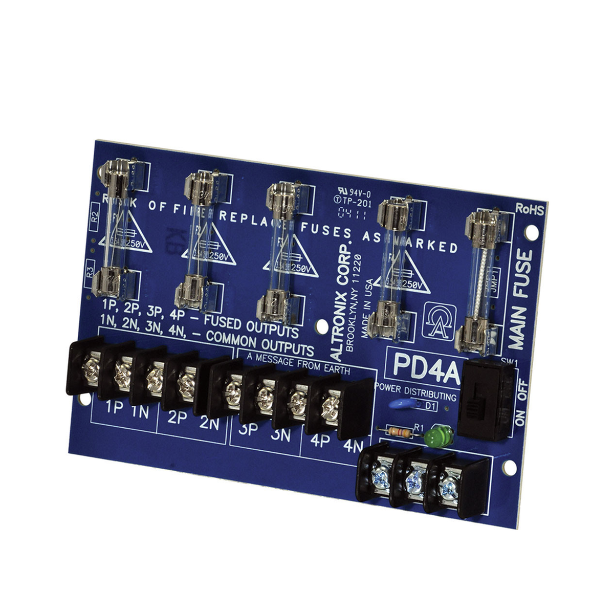 Módulo para distribución de energía - PD4 – VIGILANTEC