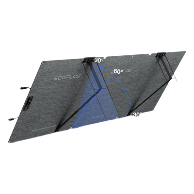 Panel Solar Portátil / Bifacial 160W / IP68 / Ángulo Ajustable / Cable XT60 a MC4