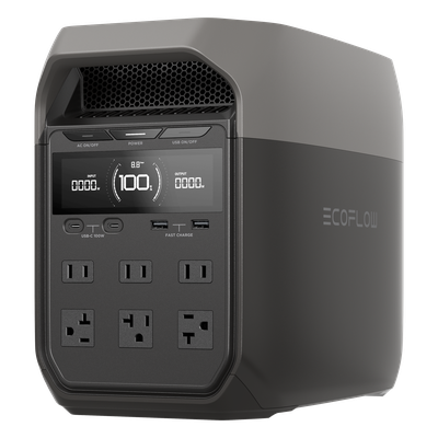 Estación de Energía / 1024 Wh LiFePO4 / 6 AC 1800 W / X-Boost 2600 W / 4 USB-C 100 W / Solar 500 W